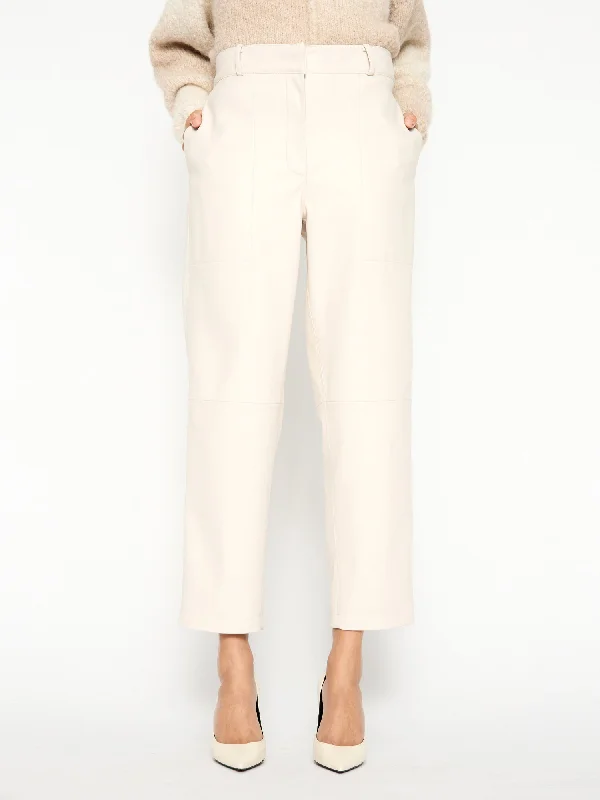 women's solid-color pantsThe Stone Vegan Leather Pant