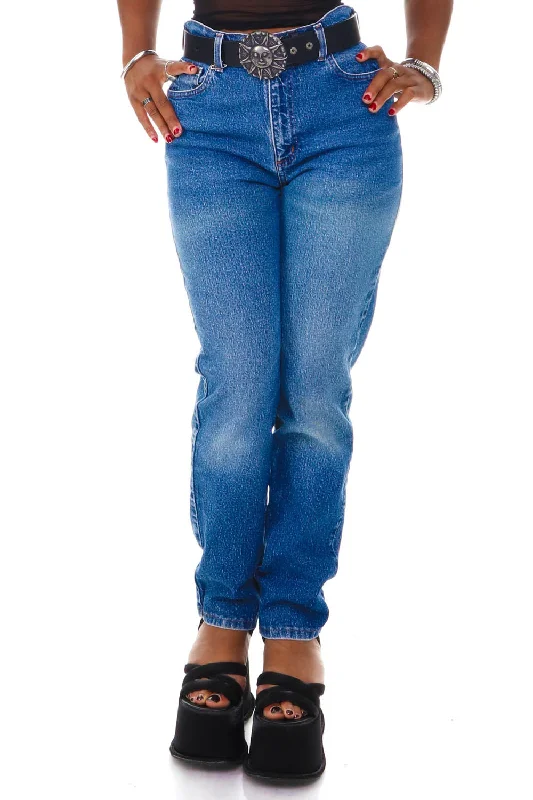 women's insulated pantsVintage 80's High-Waisted Denim Pants - S/M