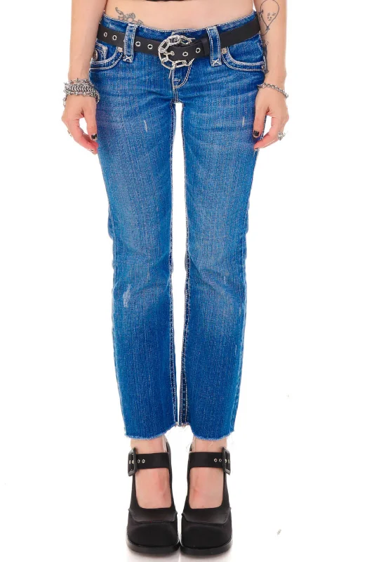 women's casual pantsVintage Y2K Rock Revival Low Rise Jeans - XS/S