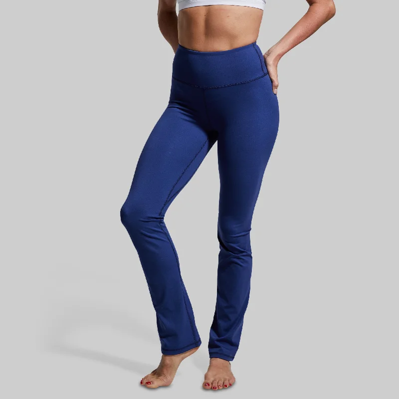 women's chiffon pantsYoga Pant Straight Leg (Blue Depths)