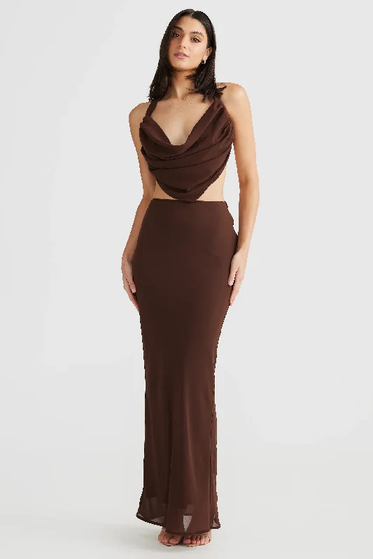 Empire DressBlair Set - Brown