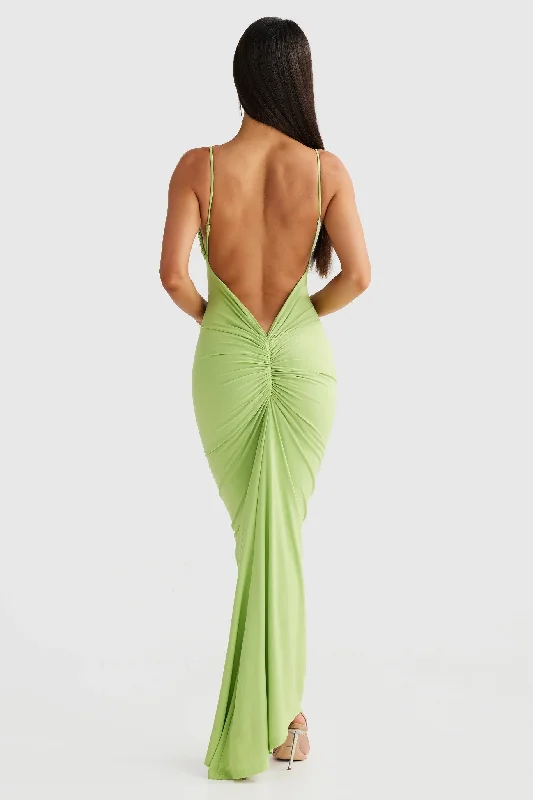 women's stretch dressesCelina Dress - Lime