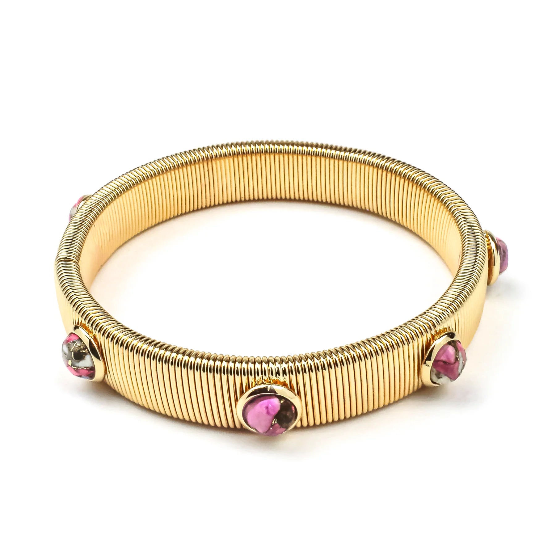 women's fashionable dressesErimish Snake Cuff Pink