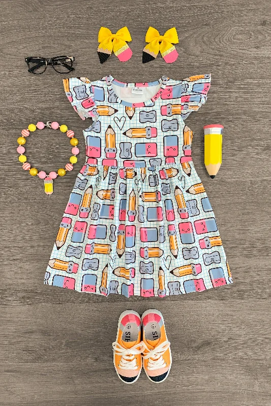 High-Low DressHappy School Supplies Heart Dress