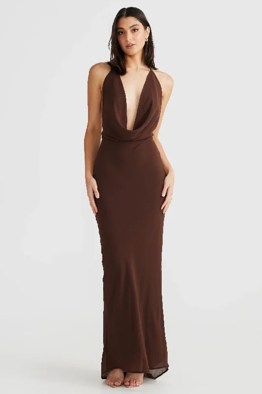 women's stretch dressesLopez Dress - Brown