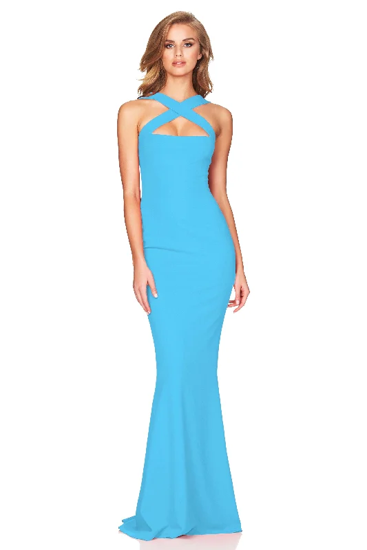 women's fashionable dressesNookie Viva 2 Way Gown - Blue