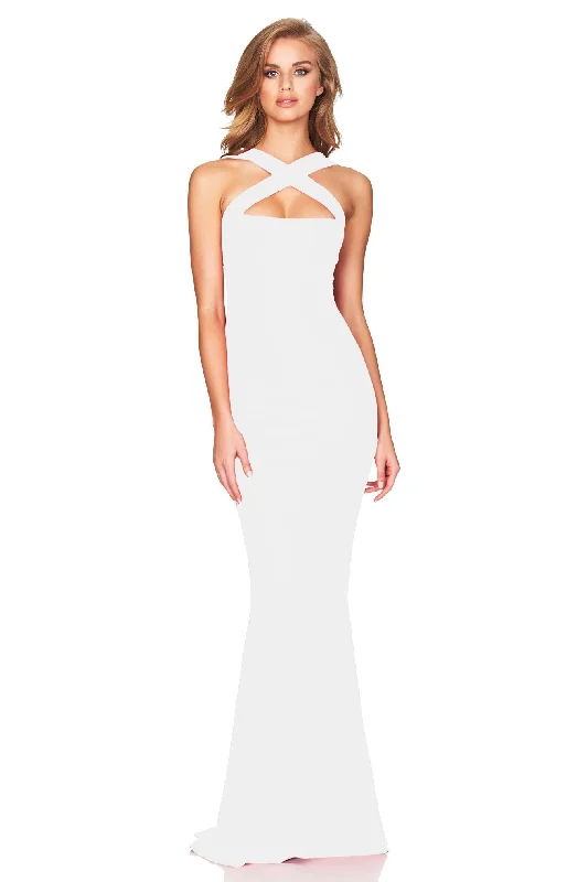 women's retro dressesNookie Viva 2 Way Gown - Ivory