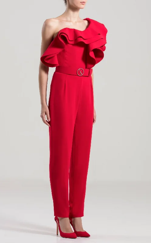 women's jumpsuits with bow tiesSaiid Kobeisy RTWSS2002 Jumpsuit