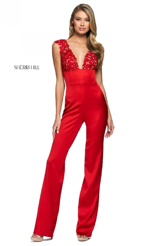 women's jumpsuits made of cottonSherri Hill 54050 Jumpsuit