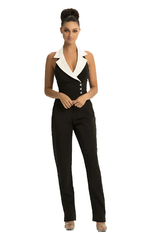 women's jumpsuits with rufflesJohnathan Kayne 9082 Jumpsuit