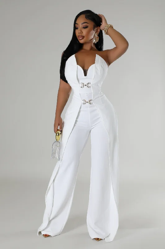 women's jumpsuits with spaghetti strapsFirst And Last Jumpsuit