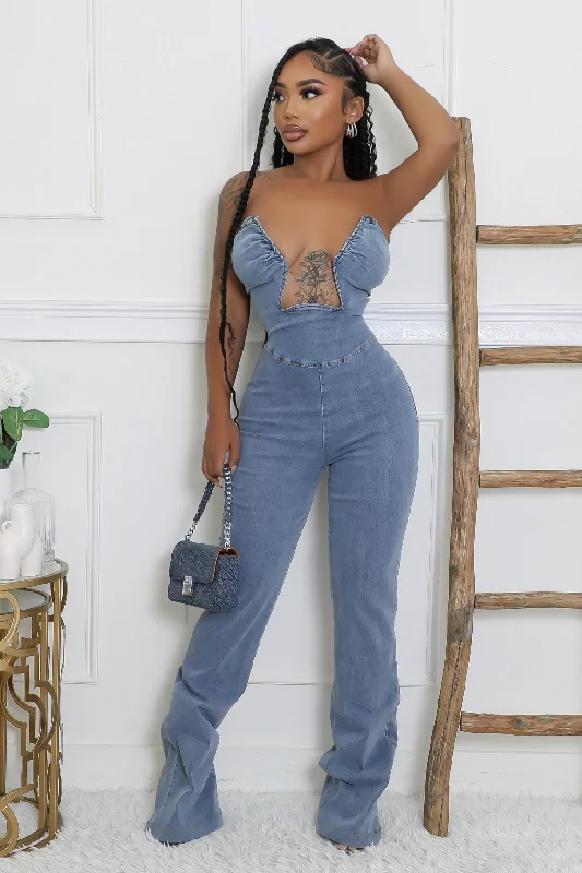 women's jumpsuits for pear-shaped bodiesCity Nights Jumpsuit