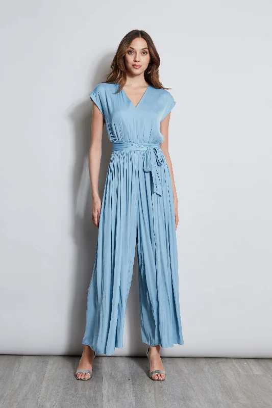 women's jumpsuits for partiesT-Tahari Pleated Jumpsuit