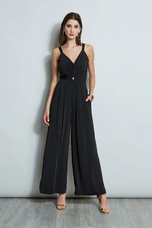 women's jumpsuits for fallWide Leg Twist Jumpsuit